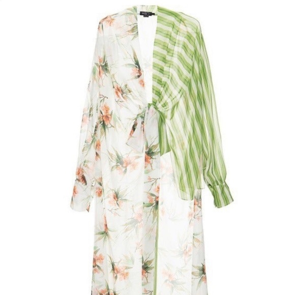 Anthropologie’s PatBo High-Low Tunic Mixed Print Blouse, Size XL New w/Tag - Picture 4 of 17